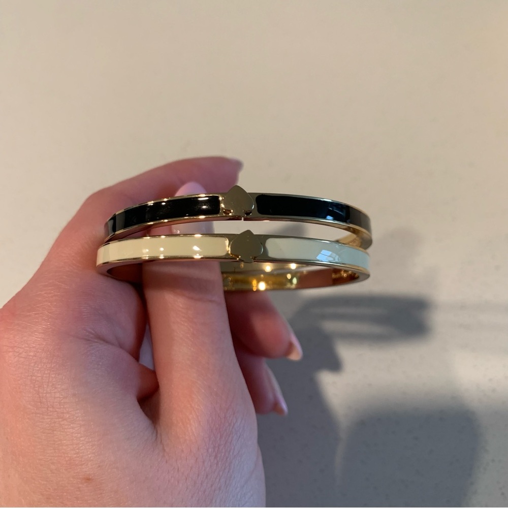 Kate Spade Enamel Hinged Bangles